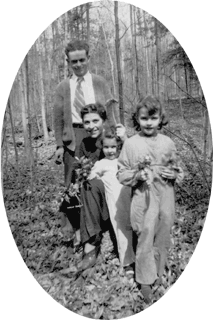 [Family in the woods]